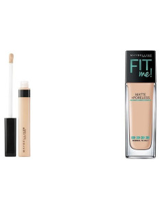Paquete Maybelline Fit Me Base Mate + Corrector Líquido