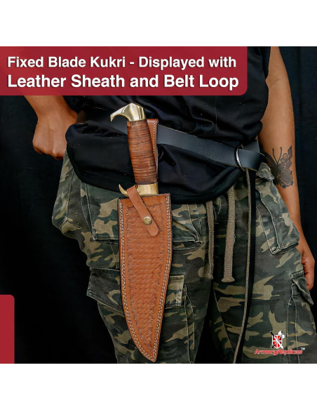 Cuchillo de Caza Kukri Armory Replicas 42.24 cm Acero Inoxidable