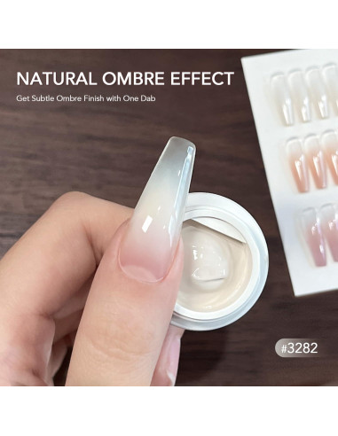 Kit de Esmalte de Uñas en Gel GAOY 9 Colores Ombre 2.5g