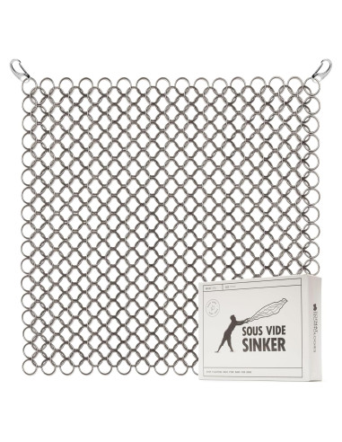 Pesas Sous Vide TopHat 0.54 kg Acero Inoxidable Clips