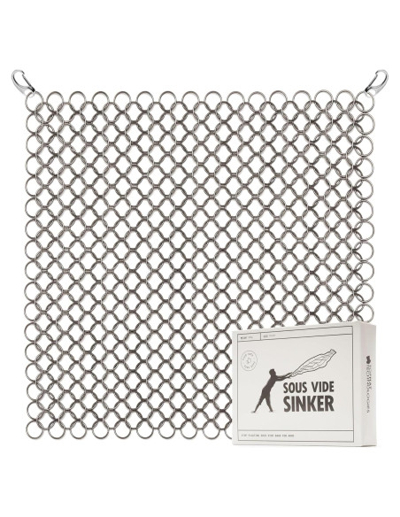 Pesas Sous Vide TopHat 0.54 kg Acero Inoxidable Clips