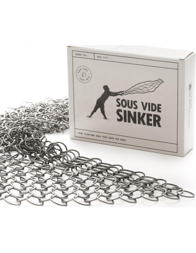 Pesas Sous Vide TopHat 0.54 kg Acero Inoxidable Clips