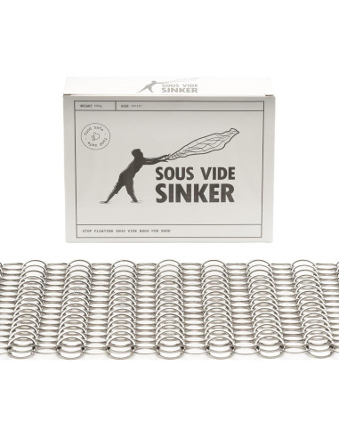 Pesas Sous Vide TopHat 0.54 kg Acero Inoxidable Clips