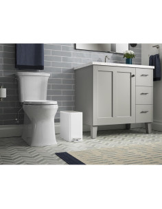 Cubo de Basura Kohler 9.46L Slim con Pedal Cierre Silencioso 2