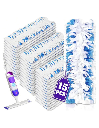 15 Recargas Almohadillas Mopas Eléctricas YAYODS para Swiffer