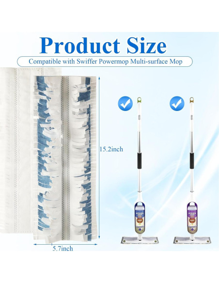 15 Recargas Almohadillas Mopas Eléctricas YAYODS para Swiffer