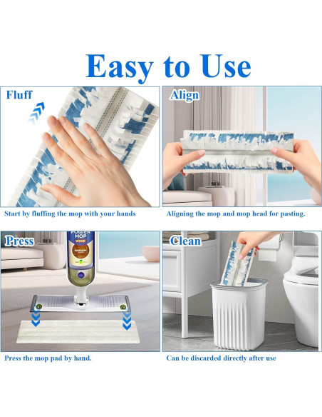 15 Recargas Almohadillas Mopas Eléctricas YAYODS para Swiffer