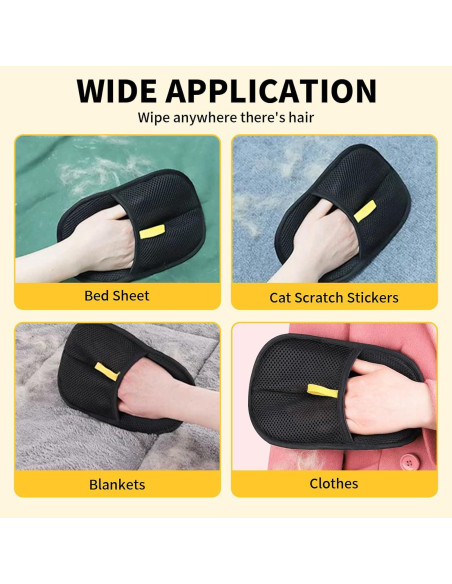 Guantes Ecológicos QIYUDA para Eliminación de Pelo de Mascotas