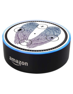Piel Autoadhesiva Echo Dot 2 Gen Rachel Caldwell Alas de Ángel