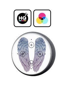 Piel Autoadhesiva Echo Dot 2 Gen Rachel Caldwell Alas de Ángel 2