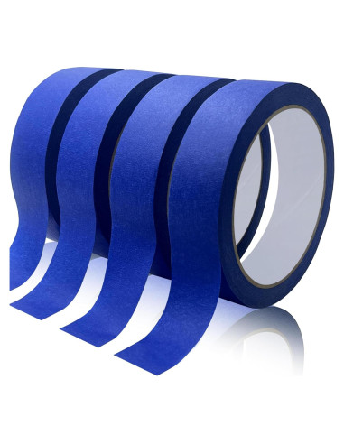 Cinta de Pintor Azul Smaring 4 Rollos 2.4cm x 20.1m Sin Residuo