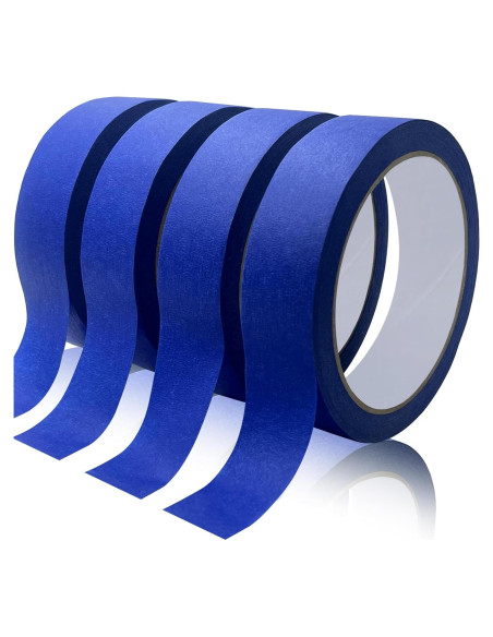 Cinta de Pintor Azul Smaring 4 Rollos 2.4cm x 20.1m Sin Residuo