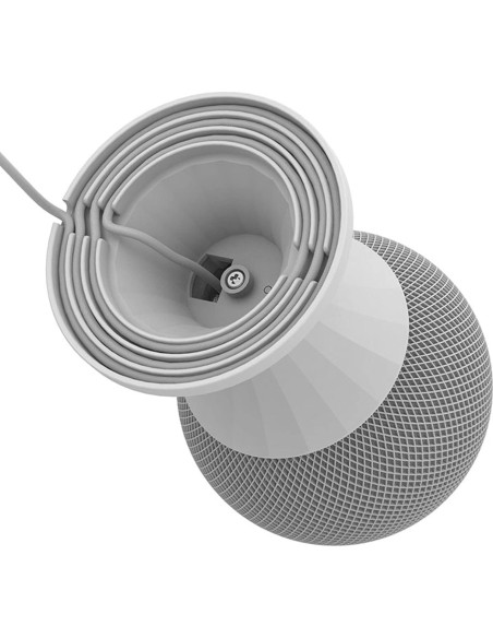 Soporte de Mesa Blanco para Homepod Mini con Gestión de Cable Soporte de Mesa Blanco para Homepod Mini con Gestión de Cable