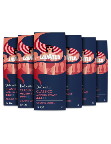 Café Molido Lavazza Dolcevita Classico 6x340g Tostado Medio