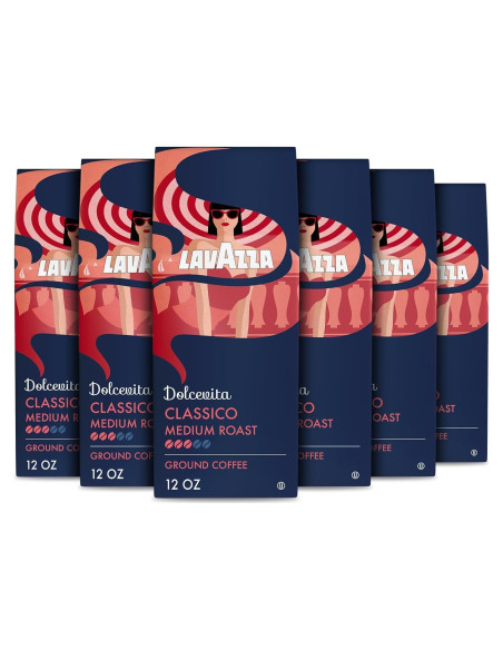 Café Molido Lavazza Dolcevita Classico 6x340g Tostado Medio