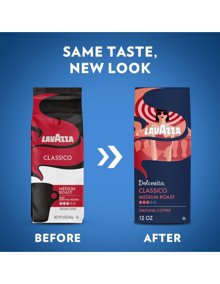 Café Molido Lavazza Dolcevita Classico 6x340g Tostado Medio