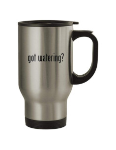 Taza de viaje de acero inoxidable Knick Knack 414ml Plata