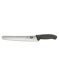 Cuchillo de Pan Victorinox Swiss Classic 26 cm Bisel Serrado Negro