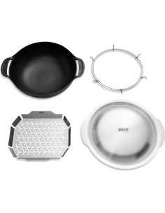 Wok de Vapor Weber Crafted 6qt Hierro Fundido 2