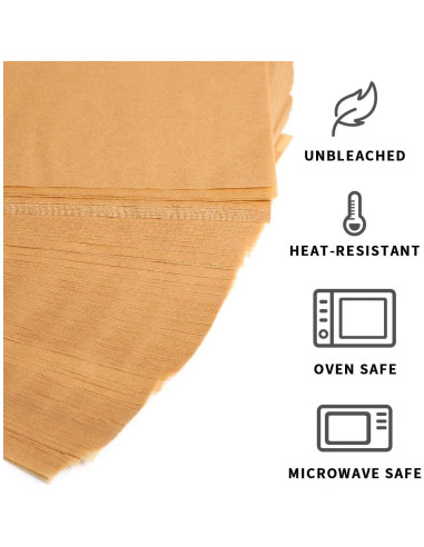 300 Hojas de Papel Pergamino YULEER 30.48x40.64 cm Antiadherente