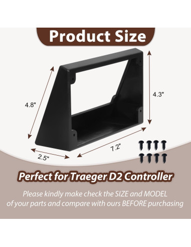 Soporte de Ángulo para Controlador Traeger D2 BMMXBI - Compatible Pro 575/780, Ironwood 650/885