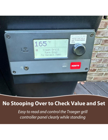 Soporte de Ángulo para Controlador Traeger D2 BMMXBI - Compatible Pro 575/780, Ironwood 650/885