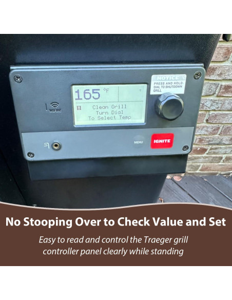 Soporte de Ángulo para Controlador Traeger D2 BMMXBI - Compatible Pro 575/780, Ironwood 650/885