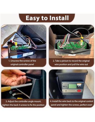 Soporte de Ángulo para Controlador Traeger D2 BMMXBI - Compatible Pro 575/780, Ironwood 650/885