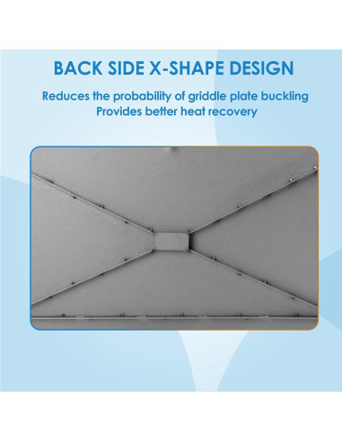 Plancha de Mejora 71.1x43.2cm Blackstone 28" BBQration