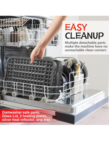 Parrilla Eléctrica CUSIMAX Sin Humo 1500W con Pantalla LED