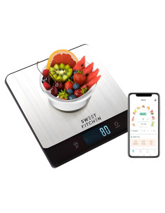 Báscula de Alimentos Inteligente SWEET KITCHEN 5kg Bluetooth