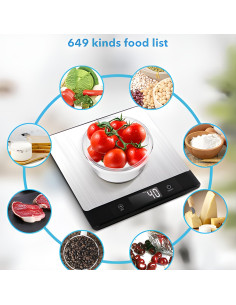 Báscula de Alimentos Inteligente SWEET KITCHEN 5kg Bluetooth 2