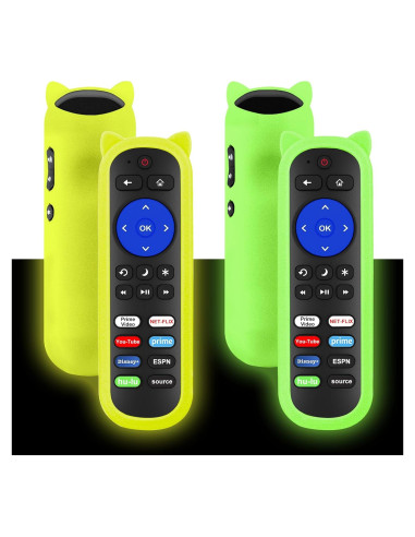 Paquete 2 Mandos Universales Yimaut para Roku TV y Box