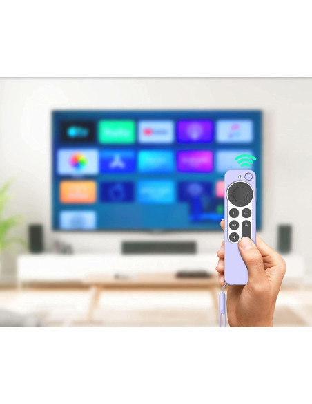 Funda de Silicona Antideslizante para Control Remoto Apple TV 4K