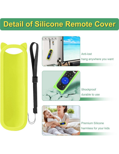 Paquete 2 Mandos Universales Yimaut para Roku TV y Box