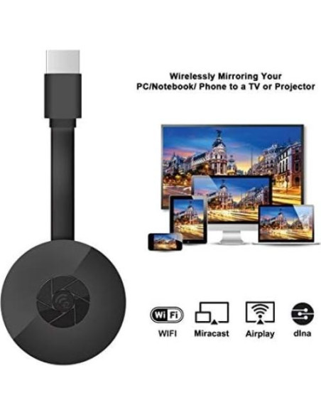 Adaptador de Pantalla Inalámbrico SmartSee 1080P para TV/Proyector