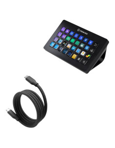 Cable USB-C a USB-C BoxWave 0.91 m - Carga 240W Trenzado