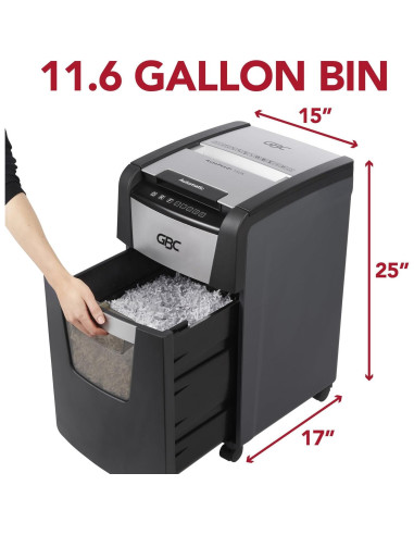 Trituradora de Papel GBC AutoFeed+ 150X, Corte Super Cruzado, 150 Hojas