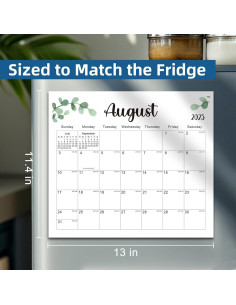 Calendario Magnético Kuraoyan 2025-2026 33x29 cm 2