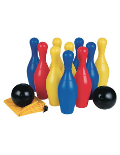 Conjunto de Bolos de Plástico S&S Worldwide 10 Pines 29.2 cm