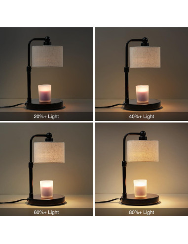 Lámpara Calentadora de Velas Bingyouth con Temporizador 160W
