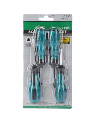 Juego de Destornilladores Tipo U Asixx 4 Piezas Magnéticos