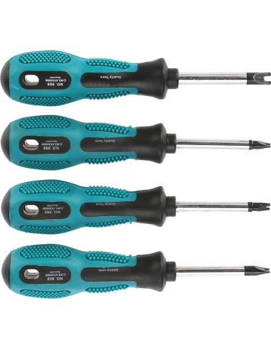 Juego de Destornilladores Tipo U Asixx 4 Piezas Magnéticos