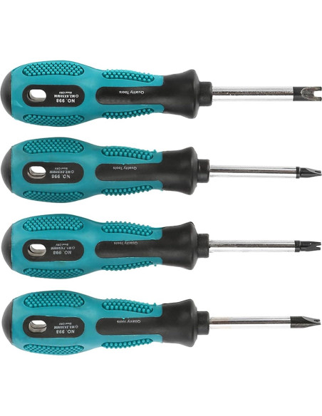 Juego de Destornilladores Tipo U Asixx 4 Piezas Magnéticos