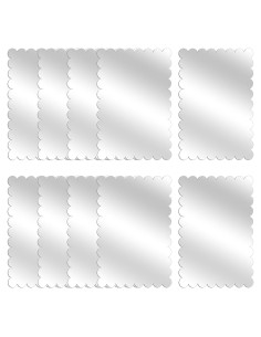 Espejos de Acrílico Irrompibles Yalikop 10 Pcs 12.5 cm