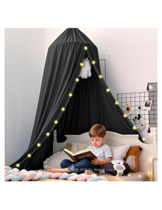 Dosel Negro para Niños Hommi Lovvi con Luces LED 280cm