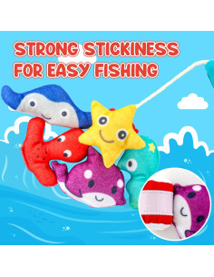 Juego de Pesca Montessori Hombre Viejo Divertido 23 Piezas 2