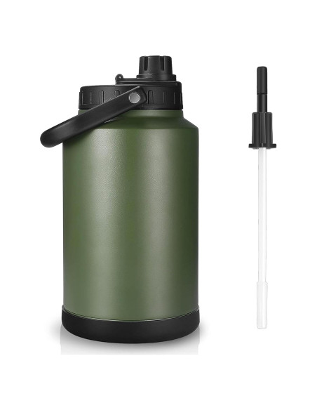 Jarra de Agua Aislada Sursip 128 Oz Acero Inoxidable Verde Militar