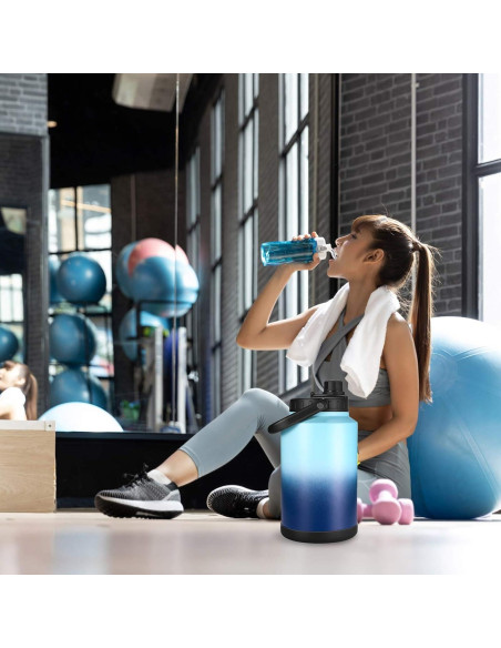 Jarra de Agua Aislada Sursip 128 Oz Acero Inoxidable Verde Militar