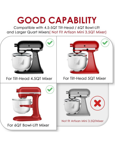 Accesorio para Hacer Helados KITOART 2L para KitchenAid